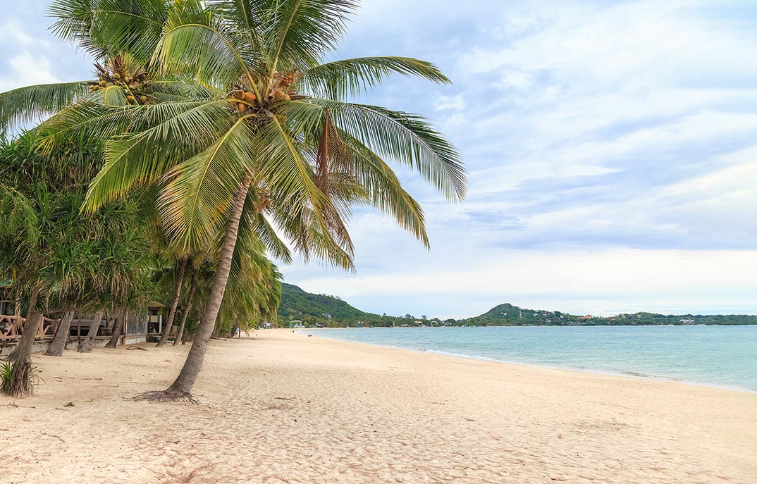 Lamai beach on Koh Samui Thailand