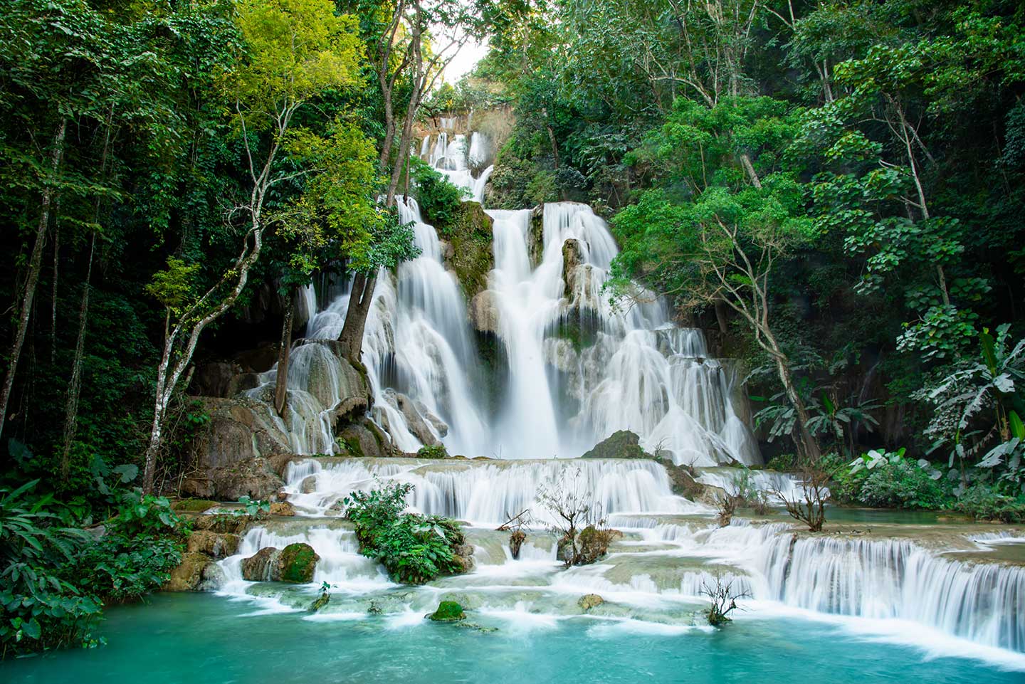 KUANG-SI-CASCADE Luang Prabang Loas